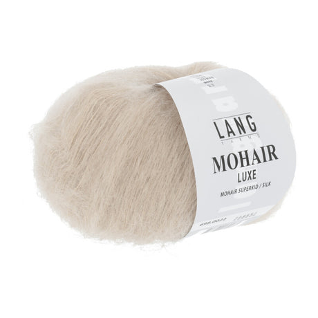 Lang Yarns Mohair Luxe Yarn, 175m / 25g – Sand (0022)