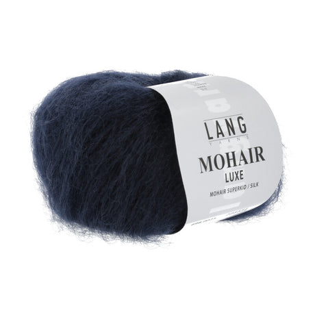 Lang Yarns Mohair Luxe Yarn, 175m / 25g – Navy (0025)