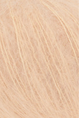 Lang Yarns Mohair Luxe Yarn, 175m / 25g – Apricot (0027), yarn texture