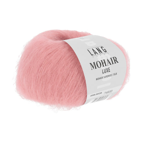 Lang Yarns Mohair Luxe Yarn, 175m / 25g – Coral (0028)