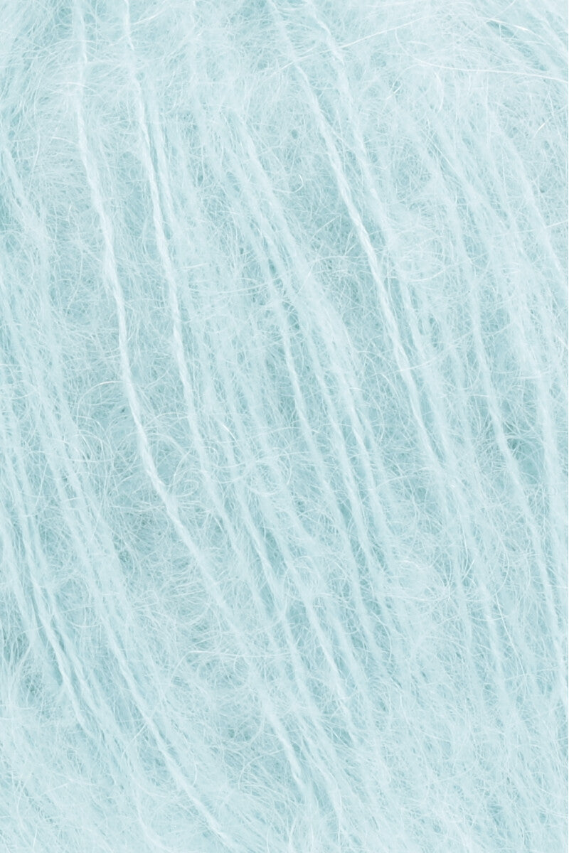 Lang Yarns Mohair Luxe Yarn, 175m / 25g – Mint (0058), yarn texture