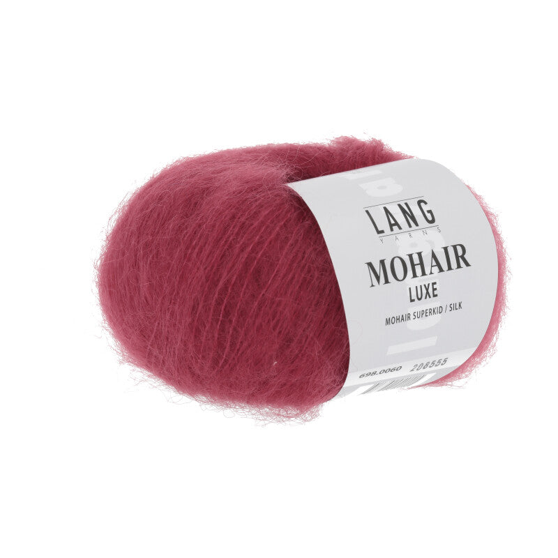 Lang Yarns Mohair Luxe Yarn, 175m / 25g – Red (0060)