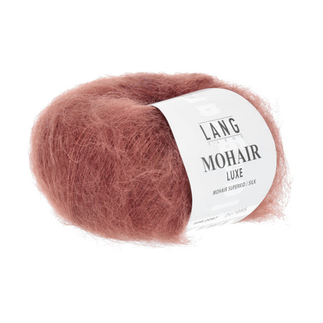 Lang Yarns Mohair Luxe Yarn, 175m / 25g – Brick (0087)