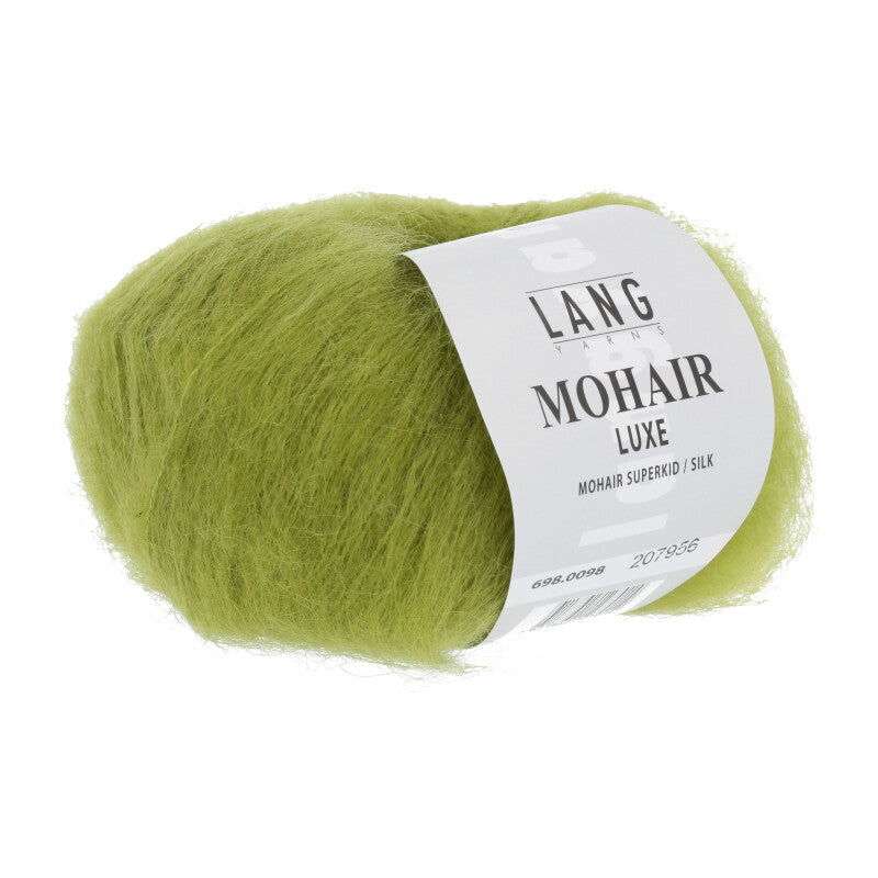 Lang Yarns Mohair Luxe Yarn, 175m / 25g – Light Olive (0098)