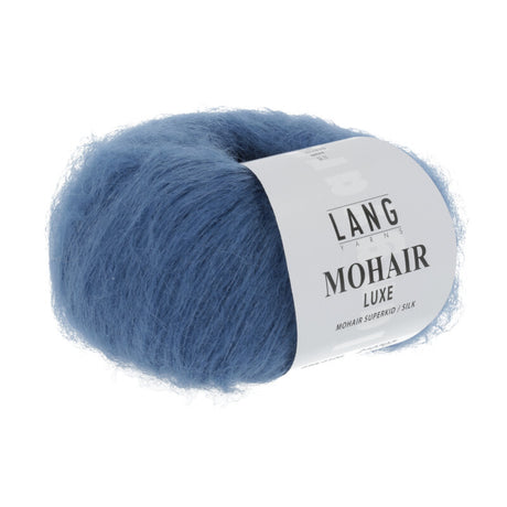 Lang Yarns Mohair Luxe Yarn, 175m / 25g – Blue (0106)