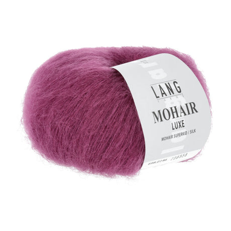 Lang Yarns Mohair Luxe Yarn, 175m / 25g – Cyclamen (0146)