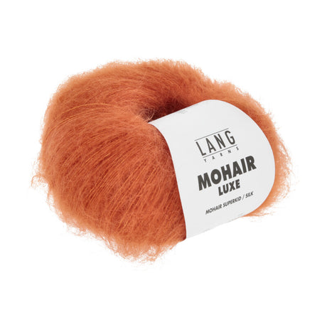Lang Yarns Mohair Luxe Yarn, 175m / 25g – Pumpkin (0159)