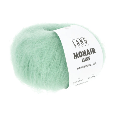 Lang Yarns Mohair Luxe Yarn, 175m / 25g – Sea Foam (0172)