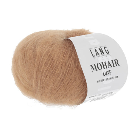 Lang Yarns Mohair Luxe Yarn, 175m / 25g – Nougat (0175)
