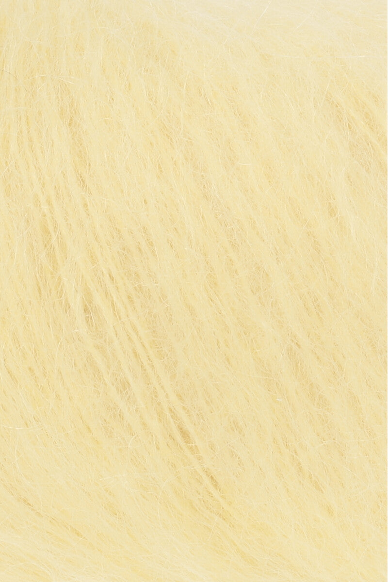Lang Yarns Mohair Luxe Yarn, 175m / 25g – Sun Yellow (0213), yarn texture