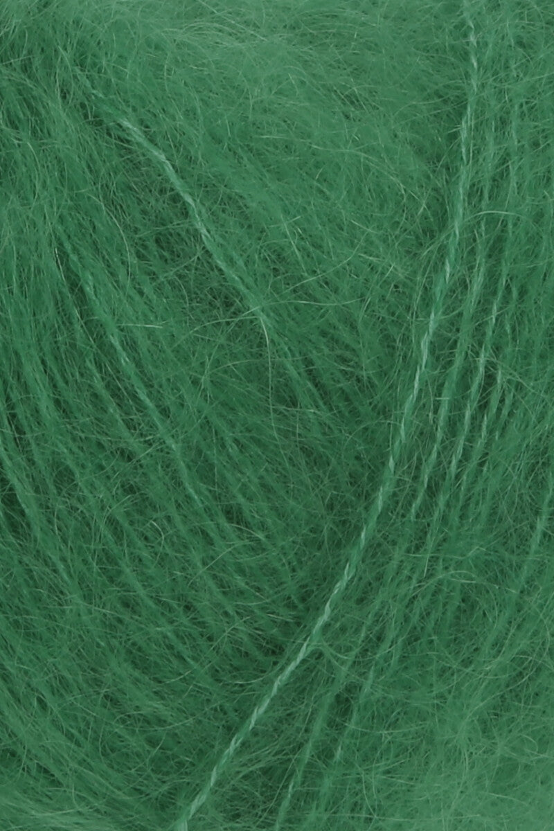 Lang Yarns Mohair Luxe Yarn, 175m / 25g – Leaf Green (0217), yarn texture