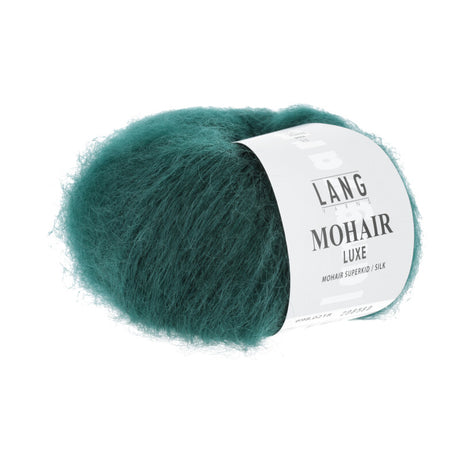 Lang Yarns Mohair Luxe Yarn, 175m / 25g – Dark Green (0218)