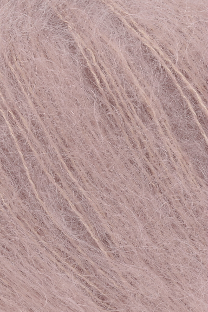 Lang Yarns Mohair Luxe Yarn, 175m / 25g – Light Dusky Pink (0248), yarn texture