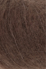 Lang Yarns Mohair Luxe Yarn, 175m / 25g – Chocolate (0267), yarn texture