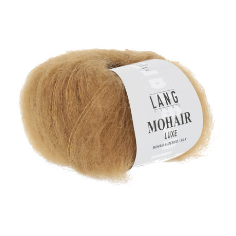 Lang Yarns Mohair Luxe Yarn, 175m / 25g – Camel (0339)