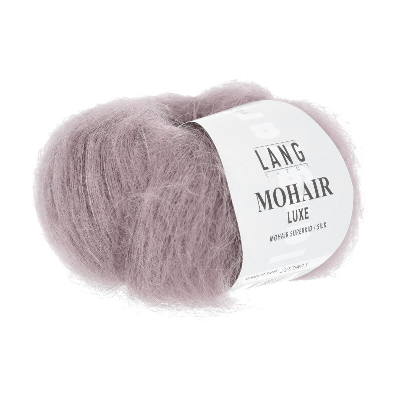 Lang Yarns Mohair Luxe Yarn, 175m / 25g – Old Rose (0348)