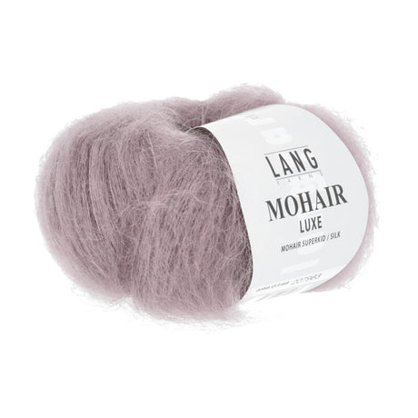 Lang Yarns Mohair Luxe Yarn, 175m / 25g – Old Rose (0348)