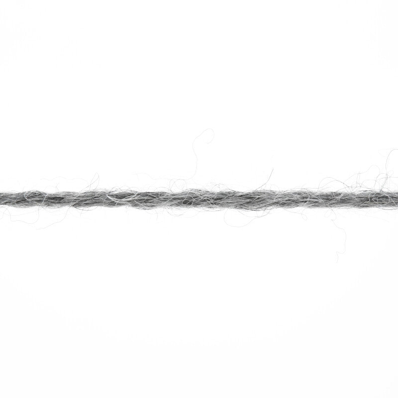 Lang Yarns Baby Alpaca Yarn, 170m / 50g – Grey Mélange (0005), yarn strand