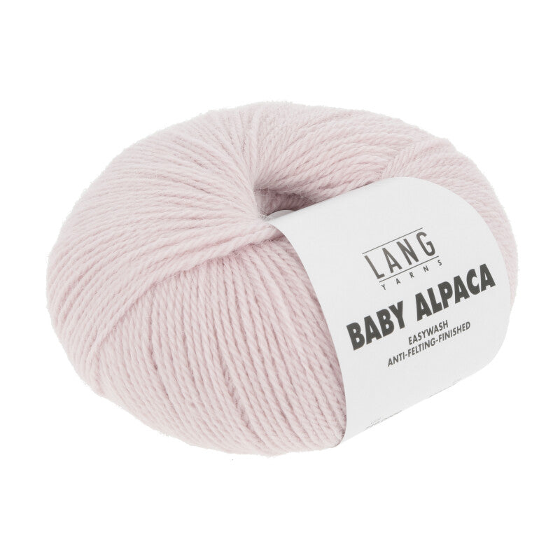 Lang Yarns Baby Alpaca Yarn, 170m / 50g – Rose (0009)