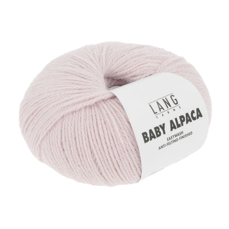 Lang Yarns Baby Alpaca Yarn, 170m / 50g – Rose (0009)