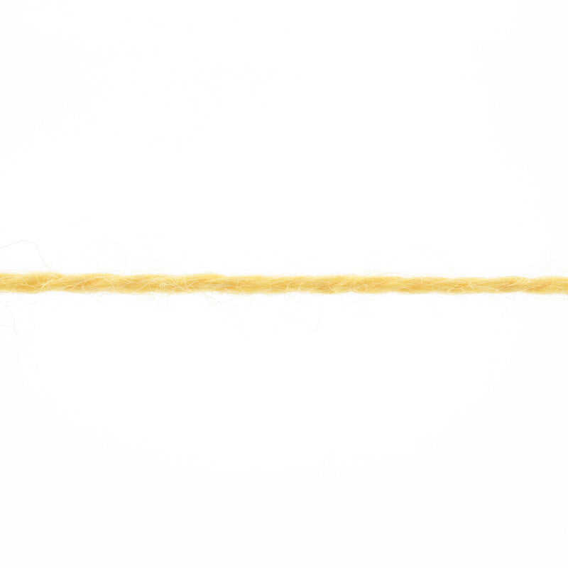Lang Yarns Baby Alpaca Yarn, 170m / 50g – Yellow (0014), yarn strand