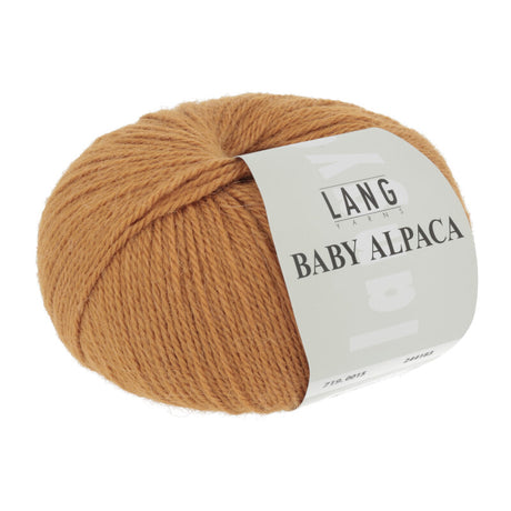 Lang Yarns Baby Alpaca Yarn, 170m / 50g – Mustard Yellow (0015)