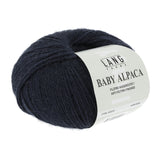 Lang Yarns Baby Alpaca Yarn, 170m / 50g – Navy (0025)