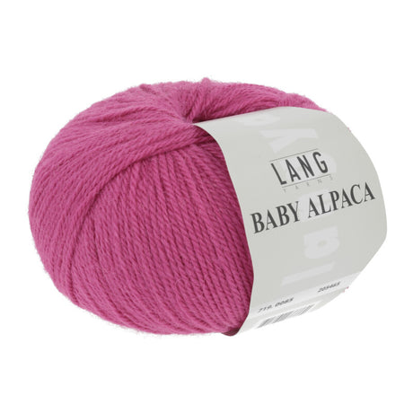 Lang Yarns Baby Alpaca Yarn, 170m / 50g – Pink (0085)