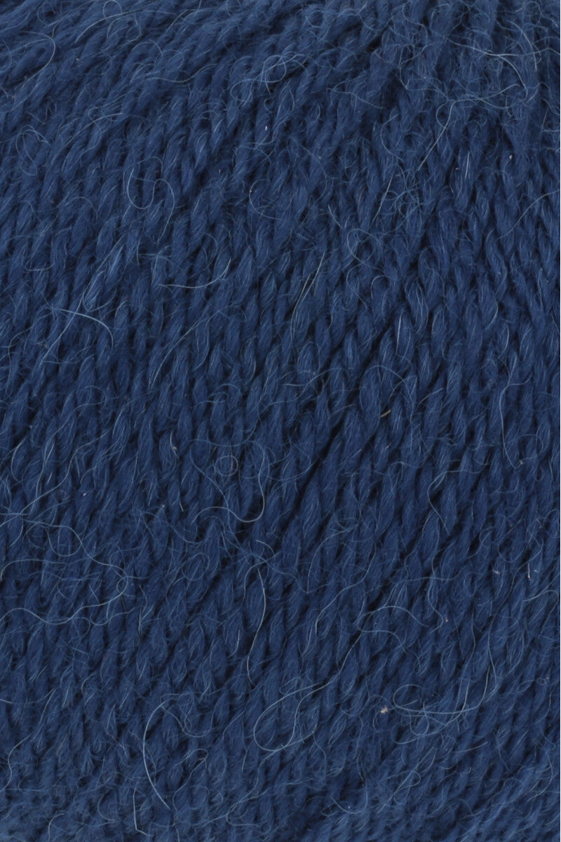 Lang Yarns Baby Alpaca Yarn, 170m / 50g – Blue Marine (0135), yarn texture