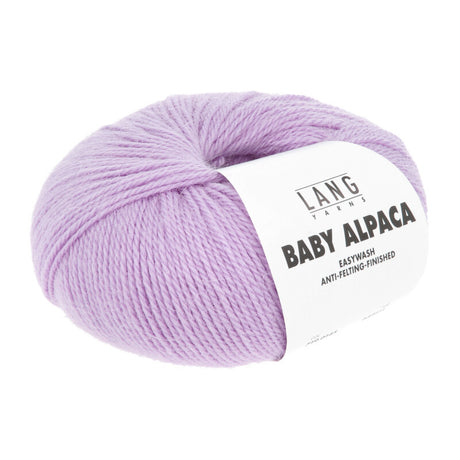 Lang Yarns Baby Alpaca Yarn, 170m / 50g – Mauve (0145)