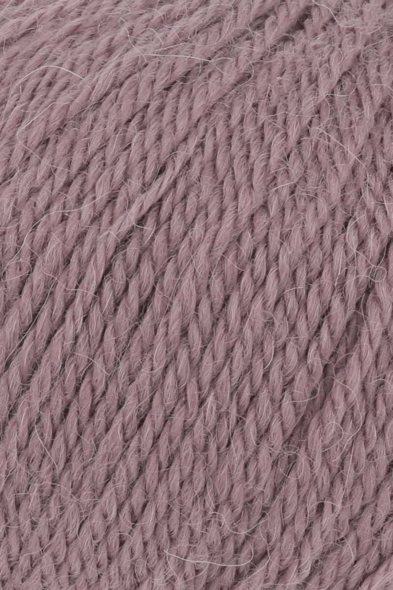 Lang Yarns Baby Alpaca Yarn, 170m / 50g – Dark Dusky Pink (0148), yarn texture