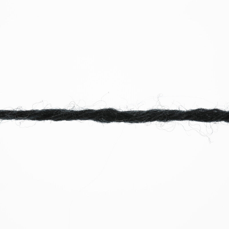 Lang Yarns Merino 200 Bébé Yarn, 203m / 50g – Black (0304), yarn strand