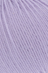 Lang Yarns Merino 200 Bébé Yarn, 203m / 50g – Lavender (0307), yarn texture