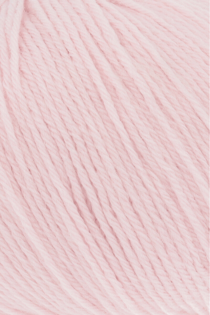 Lang Yarns Merino 200 Bébé Yarn, 203m / 50g – Rose (0309), yarn texture