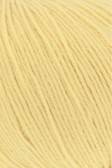 Lang Yarns Merino 200 Bébé Yarn, 203m / 50g – Lemon (0313), yarn texture