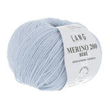 Lang Yarns Merino 200 Bébé Yarn, 203m / 50g – Sky (0320)