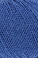Lang Yarns Merino 200 Bébé Yarn, 203m / 50g – Blue Marine (0332), yarn texture