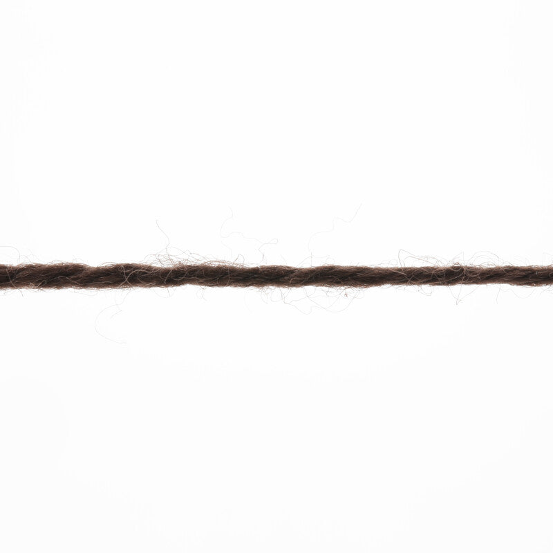 Lang Yarns Merino 200 Bébé Yarn, 203m / 50g – Dark Brown (0368), yarn strand