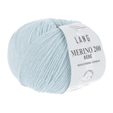 Lang Yarns Merino 200 Bébé Yarn, 203m / 50g – Ice Blue (0371)