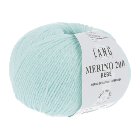 Lang Yarns Merino 200 Bébé Yarn, 203m / 50g – Reseda (0374)