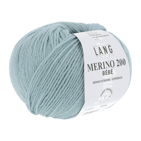 Lang Yarns Merino 200 Bébé Yarn, 203m / 50g – Dark Mint (0472)
