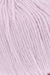Lang Yarns Merino 200 Bébé Yarn, 203m / 50g – Light Rose (0509), yarn texture