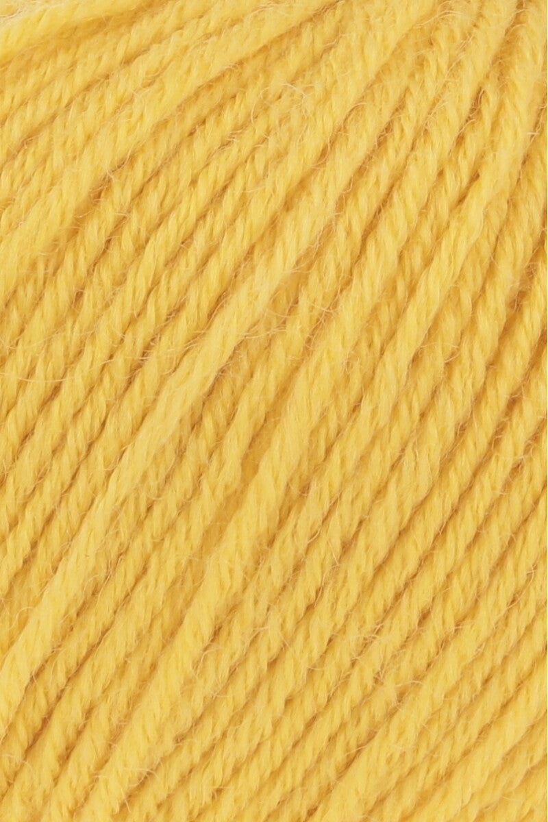Lang Yarns Atlantis – 50g / 135m – Yellow (0049) – detail