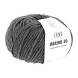 Lang Yarns Merino 50 – 100g / 90m – Dark Grey Mélange (0005)