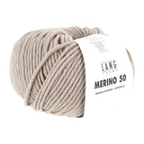 Lang Yarns Merino 50 – 100g / 90m – Beige Mélange (0122)