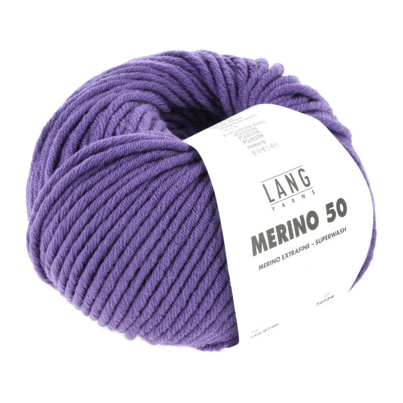 Lang Yarns Merino 50 – 100g / 90m – Lavenders (0146)