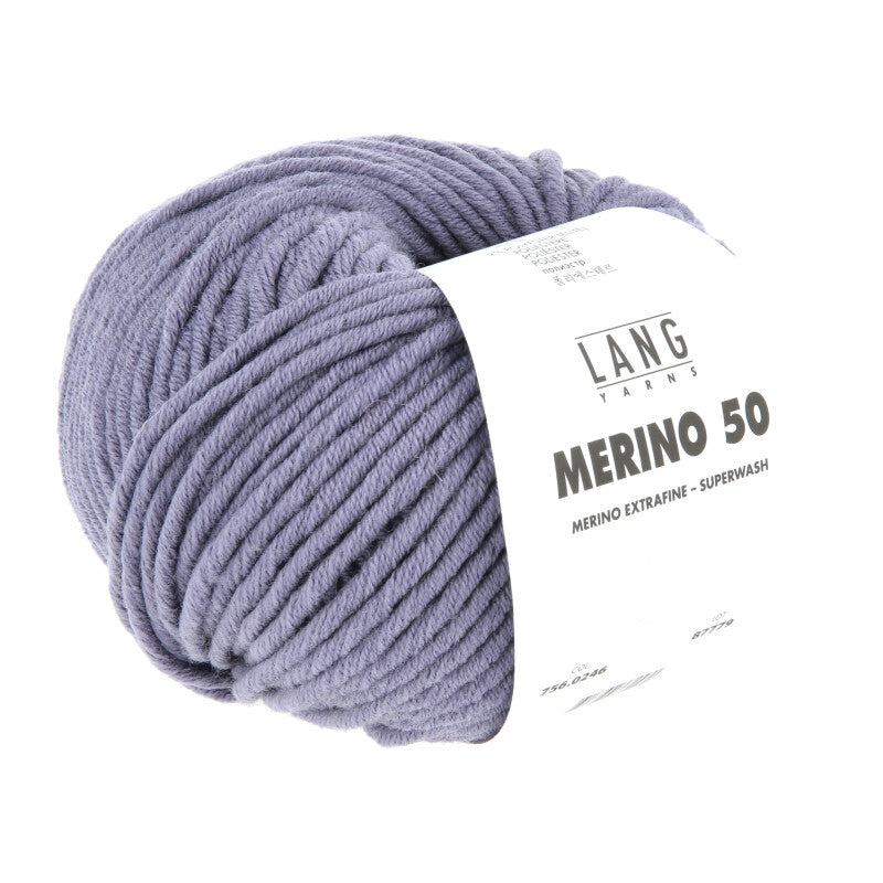 Lang Yarns Merino 50 – 100g / 90m – Periwinkle (0246)