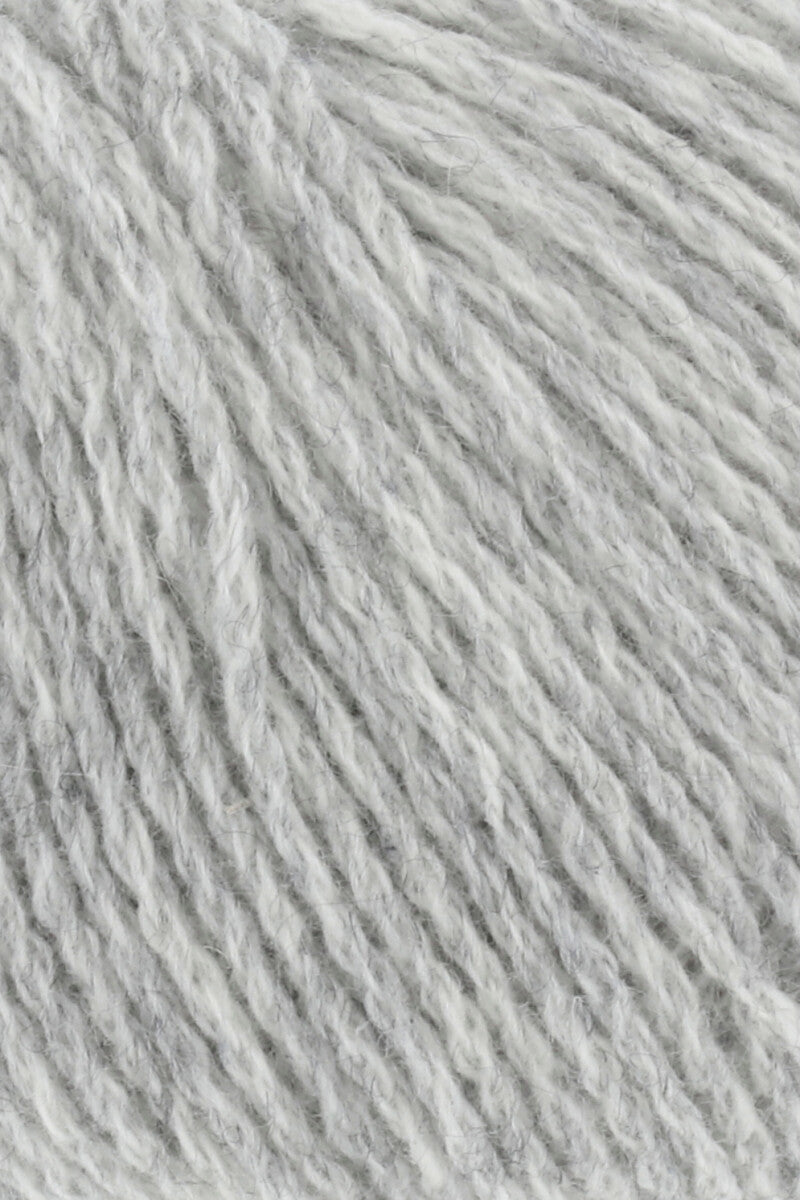 Lang Yarns Cashmere Premium Yarn, 115m / 25g – Silver Grey Mélange (0003), yarn texture