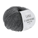 Lang Yarns Cashmere Premium Yarn, 115m / 25g – Grey Mélange (0005)
