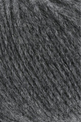 Lang Yarns Cashmere Premium Yarn, 115m / 25g – Grey Mélange (0005), yarn texture